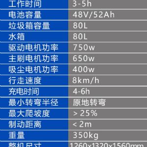 JH-1280驾驶式电动扫地车（新）