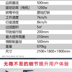 JH-1500S驾驶式电动扫地车（新）