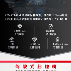 JH-1750驾驶式电动扫地车（新）