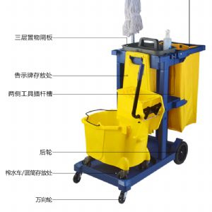 AF08170灰蓝多功能清洁车（新）