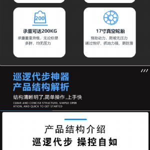 两轮平衡巡逻车